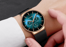 Load image into Gallery viewer, Men's Elegant Watch With  Stainless Steel Straps And Chronometers For Day And Date Display Unique Design Perfect Gift For Man And Women
