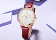 Load image into Gallery viewer, Stylish Womens Elegant With Double Zircon And Two Chronometer Day And Date Luxury Watch
