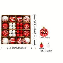 Load image into Gallery viewer, 44-Piece Set: Christmas Decoration Colorful Ball Gift Box Set
