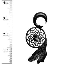 Load image into Gallery viewer, 0G Organic Areng Wood Dreamcatcher Hanger Plug Set
