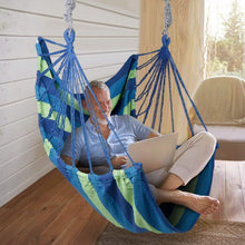 将图片加载到图库查看器，440lbs Hanging Hammock with 2 Pillows
