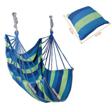 将图片加载到图库查看器，440lbs Hanging Hammock with 2 Pillows

