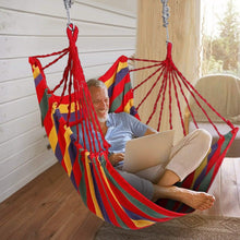 将图片加载到图库查看器，440lbs Hanging Hammock with 2 Pillows
