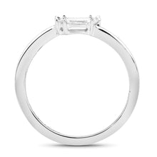 Load image into Gallery viewer, 0.33 Carat Genuine White Diamond 18K White Gold Ring (F-G Color, VVS-VS Clarity)
