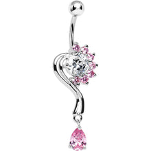 将图片加载到图库查看器，Passion Pink Gem Dream Starlet Belly Ring
