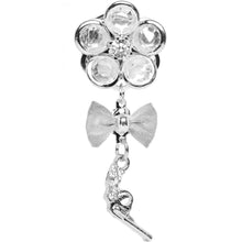 Load image into Gallery viewer, Clear Gem My Lady Flower Gun Dangle Plug Sizes 5mm to 12mm
