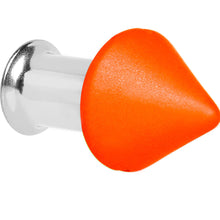 将图片加载到图库查看器，2G Orange Neon Cone Stainless Steel Plug
