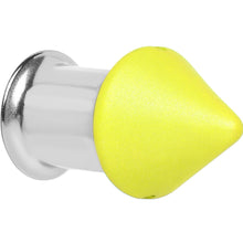 Load image into Gallery viewer, 0G Yellow Neon Cone Stainless Steel Plug
