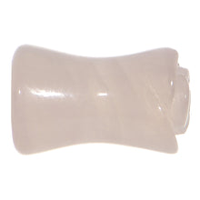 Load image into Gallery viewer, 2G Natural Rose Quartz Blooming Flower Stone Saddle Plug
