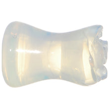 Load image into Gallery viewer, 2G Natural Opalite Blooming Flower Stone Saddle Plug
