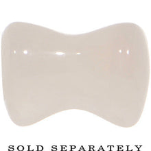 Load image into Gallery viewer, 2G Natural Rose Flower Quartz Sweet Heart Stone Saddle Plug
