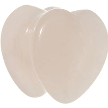 Load image into Gallery viewer, 9/16  Natural Rose Quartz Sweet Heart Stone Saddle Plug Set
