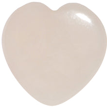 Load image into Gallery viewer, 9/16  Natural Rose Quartz Sweet Heart Stone Saddle Plug Set
