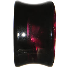 将图片加载到图库查看器，18mm Black Acrylic Pink Metallic Rose Flower Plug
