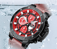 将图片加载到图库查看器，Men's Casual Waterproof Watch With Chronometers And Fluorescent Hands Excellent Design Perfect Gift
