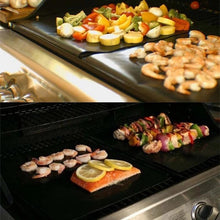 Load image into Gallery viewer, 44x33cm BBQ Grill Mat Barbecue Outdoor Baking Non-stick Pad Reusable Cooking Plate For Party Grill Mat Accessories Non-stick Reusable Barbecue Baking Mats Oven Liner Heat Resistant Barbecue Sheets
