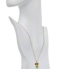 Load image into Gallery viewer, Multi Colored Neon Owl Necklace and Earring Set
