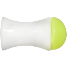 Load image into Gallery viewer, 4G White Neon Yellow Acrylic Saddle Plug
