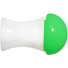 Load image into Gallery viewer, 2G White Neon Green Acrylic Saddle Plug
