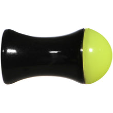 将图片加载到图库查看器，4G Black Neon Yellow Acrylic Saddle Plug
