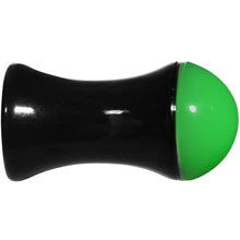 将图片加载到图库查看器，4G Black Neon Green Acrylic Saddle Plug
