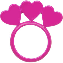 Load image into Gallery viewer, Size 6 Pink Neon Sweet Hearts Enamel Ring
