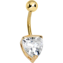 将图片加载到图库查看器，Crystalline Gem Gold Plated Belly Ring
