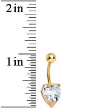 将图片加载到图库查看器，Crystalline Gem Gold Plated Belly Ring
