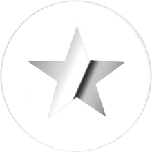 将图片加载到图库查看器，24mm Clear Acrylic Star Saddle Plug
