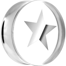 将图片加载到图库查看器，26mm Clear Acrylic Star Saddle Plug
