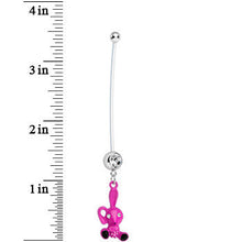 Load image into Gallery viewer, Pink Girl Lil Bunny Baby Pregnancy Belly Ring
