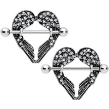 将图片加载到图库查看器，Crystalline Gem Angel Wings Nipple Shield Set
