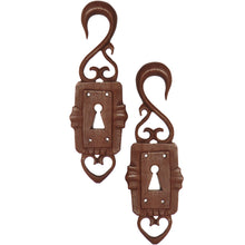 Load image into Gallery viewer, 4G Organic Sabo Wood Lock Box Hanger Plug Set
