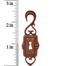 Load image into Gallery viewer, 4G Organic Sabo Wood Lock Box Hanger Plug Set
