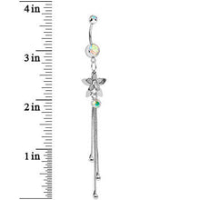 将图片加载到图库查看器，Aurora Gem Delightful Flowers Dangle Belly Ring

