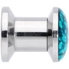 Load image into Gallery viewer, 2G Aqua Blue Ferido End Screw Fit Plug Set
