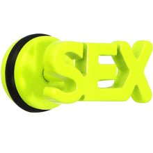 Load image into Gallery viewer, Light Green Neon Enamel Sex Cheater Plug
