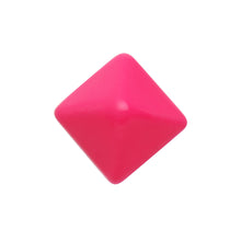 将图片加载到图库查看器，Pink Neon Enamel Pyramid Cheater Plug
