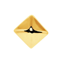 Load image into Gallery viewer, Gold Plated Pyramid Cheater Plug
