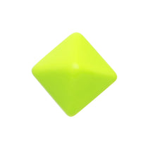 Load image into Gallery viewer, Light Green Neon Enamel Pyramid Cheater Plug

