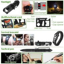 Load image into Gallery viewer, 47-Pieces: Emergency Survival Kit EDC Gear Equipment Tool with Pouch
