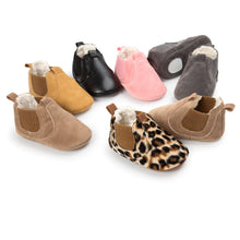 Load image into Gallery viewer, Small Leather Soft Comfy Baby Shoes Newborn Cotton Toddler Durable Lightweight Boots
