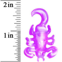 Load image into Gallery viewer, 2G Pink White Acrylic Scorpion Hanger Plug
