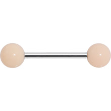 将图片加载到图库查看器，Flesh Forward Acrylic Barbell Tongue Ring
