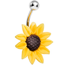 将图片加载到图库查看器，Stunning Sunflower Belly Ring
