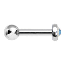 Load image into Gallery viewer, 3mm Aurora Gem Tragus Cartilage Barbell Earring
