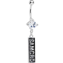 Load image into Gallery viewer, Licensed Sons of Anarchy Motorcycle Club Dangle Belly Ring
