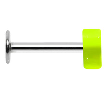 Load image into Gallery viewer, 16G Yellow Neon Heart Labret Monroe Tragus Ring - 5/16
