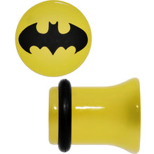 将图片加载到图库查看器，0G Officially Licensed Batman Yellow Single Flare Plug Set
