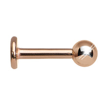 Load image into Gallery viewer, 16G 1/4 Rose Gold Plated Cartilage Tragus Earring
